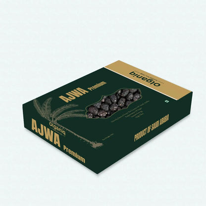 Olganiq Ajwa Saudi Premium Dates - 1kg | Khajoor | Khajur Dry Fruits | No Added Sugars Dry Dates | Pack of 1