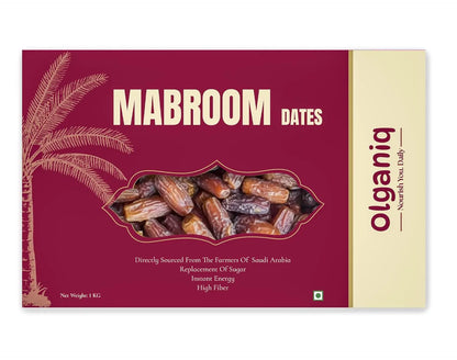 Olganiq Mabroom Premium Dates 1000g | Khajur, Khajoor | Dry Fruits | Healthy Snacks | Dry Dates | Natural Sweetness | No Preservatives